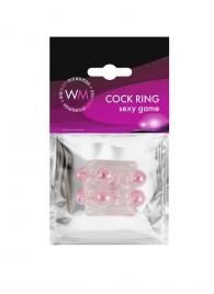 Прозрачная насадка на пенис с цветными шариками - Erowoman-Eroman - в Невинномысске купить с доставкой