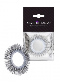 Круглое эрекционное кольцо с длинными «ресничками» - Sextaz - в Невинномысске купить с доставкой