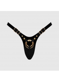 Черный пояс для фиксации насадок Strap-On-Me Leatherette Harness Fabulous - Strap-on-me - купить с доставкой в Невинномысске