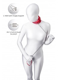 Красный ошейник с подкладкой из меха - ToyFa - купить с доставкой в Невинномысске