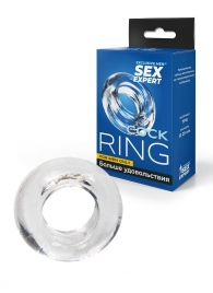 Прозрачное эрекционное кольцо-бублик - Sex Expert - в Невинномысске купить с доставкой