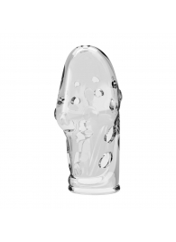 Прозрачная насадка на пенис Booker - 8 см. - Baile - в Невинномысске купить с доставкой