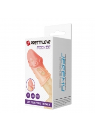 Телесная насадка на пенис Booker - 8 см. - Baile - в Невинномысске купить с доставкой