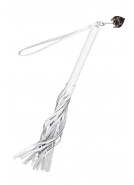 Белая кожаная плеть - 50 см. - Pecado - купить с доставкой в Невинномысске