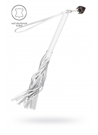 Белая кожаная плеть - 50 см. - Pecado - купить с доставкой в Невинномысске