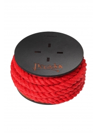 Красная веревка для шибари на катушке - 5 м. - Pecado - купить с доставкой в Невинномысске