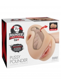Телесный мастурбатор-вагина Pussy Pounder Squeeze Stroker - Pipedream - в Невинномысске купить с доставкой