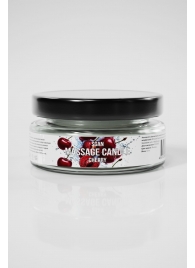 Массажная свеча «Спелая вишня» - 50 мл. - SGAN - купить с доставкой в Невинномысске