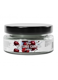 Массажная свеча «Спелая вишня» - 50 мл. - SGAN - купить с доставкой в Невинномысске