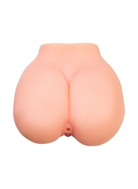 Реалистичный мастурбатор в форме попки с 2 любовными входами - No Name - в Невинномысске купить с доставкой