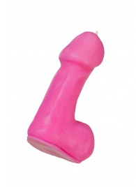 Розовая свеча в форме пениса - 47 гр. - Pecado - купить с доставкой в Невинномысске