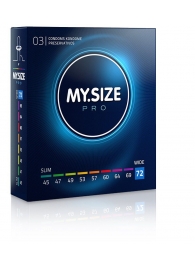 Презервативы MY.SIZE размер 72 - 3 шт. - My.Size - купить с доставкой в Невинномысске
