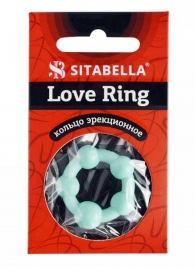 Цветное эрекционное кольцо с 5 бусинами Love Ring - Sitabella - в Невинномысске купить с доставкой