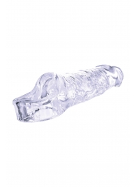 Прозрачная насадка-удлинитель Length Enhancer с подхватом - 16 см. - NMC - в Невинномысске купить с доставкой