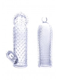 Набор из 2 прозрачных насадок на член Seductive Tickler Sleeves - NMC - в Невинномысске купить с доставкой