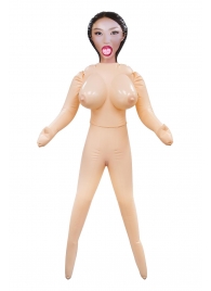 Телесная надувная секс-кукла с пышным бюстом - NMC - в Невинномысске купить с доставкой