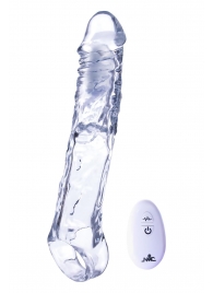 Прозрачная насадка-удлинитель Length Enhancer With Bullet с подхватом - 22,3 см. - NMC - в Невинномысске купить с доставкой