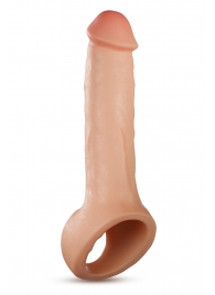 Телесная насадка-удлинитель Thrive 8.75 Inch Realistic Penis Extender Sleeve - 22,2 см. - Blush Novelties - в Невинномысске купить с доставкой