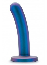 Синяя насадка с гладкой поверхностью Surrender 5.75 Inch Intermediate Pegging Dildo - 14,6 см. - Blush Novelties - купить с доставкой в Невинномысске