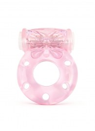 Розовое эрекционное виброкольцо с бабочкой - 1137 - в Невинномысске купить с доставкой