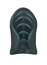 Серый сквозной мастурбатор с вибрацией Manwan Starter - Manwan - в Невинномысске купить с доставкой