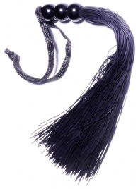 Черная силиконовая плетка - 25,4 см. - Boys of Toys - купить с доставкой в Невинномысске