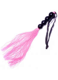 Розовая силиконовая плеть - 35,5 см. - Boys of Toys - купить с доставкой в Невинномысске