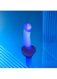 Светящийся фаллоимитатор Strap-on-me Glow-Led Dildo - size M - Strap-on-me