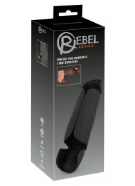 Черный вибромастурбатор с трехточечной стимуляцией Penis Trainer with 3 Point Stimulation - Orion - в Невинномысске купить с доставкой