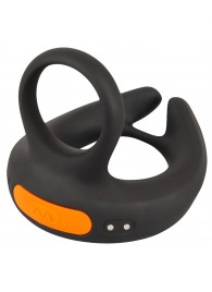 Черный вибростимулятор мошонки RC Scrotum Stimulator with Vibration - Orion - в Невинномысске купить с доставкой