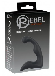 Черный перезаряжаемый стимулятор простаты с вибрацией - 14,6 см. - Orion - в Невинномысске купить с доставкой