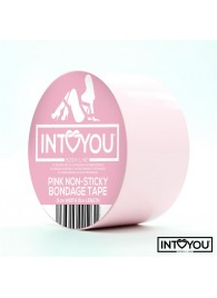 Розовый скотч для фиксации Non-Sticky Bondage Tape - 15 м. - Intoyou - купить с доставкой в Невинномысске