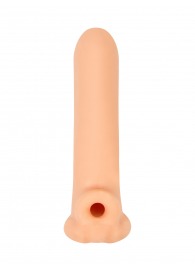 Телесный фаллоудлинитель Titan - 16,5 см. - Lola Games - в Невинномысске купить с доставкой