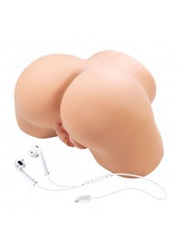 Телесный мастурбатор Olivia с 2 любовными отверстиями - Baile - в Невинномысске купить с доставкой