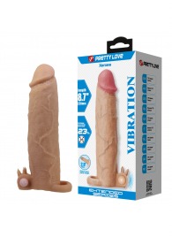 Телесная насадка на пенис Xerxes - 22 см. - Baile - в Невинномысске купить с доставкой