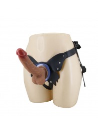 Поясной страпон Wells: трусики в форме бабочки и фаллоимитатор-насадка - Baile - купить с доставкой в Невинномысске