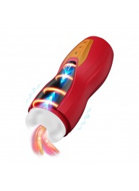 Интерактивный мастурбатор Solara с нагревом, вибрацией и поступательными движениями - Shots Media BV - в Невинномысске купить с доставкой