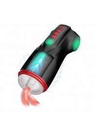 Интерактивный мастурбатор Raven с вакуумом, вибрацией и подсветкой - Shots Media BV - в Невинномысске купить с доставкой