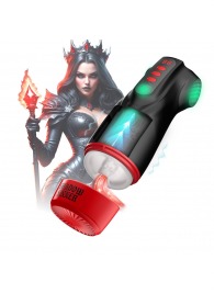 Интерактивный мастурбатор Raven с вакуумом, вибрацией и подсветкой - Shots Media BV - в Невинномысске купить с доставкой