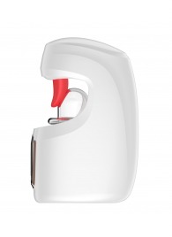 Белый мастурбатор с язычком и возвратно-поступательными движениями - Secwell - в Невинномысске купить с доставкой