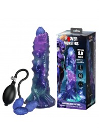 Фиолетовый яйцеродящий фаллоимитатор Duskwalker Sentinal на присоске - 22,4 см. - Baile - купить с доставкой в Невинномысске