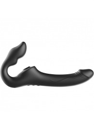 Черный безремневой страпон с 3 моторами - Ibiza - купить с доставкой в Невинномысске