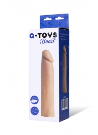 Реалистичная насадка с ярко выраженной головкой - 16,5 см. - A-toys - в Невинномысске купить с доставкой