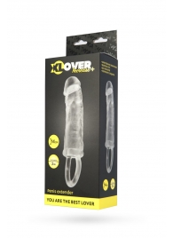 Прозрачная насадка с петлёй для фиксации - 14 см. - ToyFa - в Невинномысске купить с доставкой