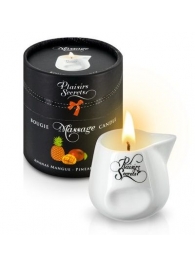 Массажная свеча с ароматом манго и ананаса Bougie de Massage Ananas Mangue - 80 мл. - Plaisir Secret - купить с доставкой в Невинномысске