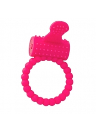 Розовое силиконовое виброкольцо A-toys - A-toys - в Невинномысске купить с доставкой
