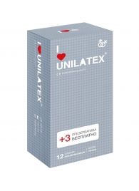 Презервативы с точками Unilatex Dotted - 12 шт. + 3 шт. в подарок - Unilatex - купить с доставкой в Невинномысске