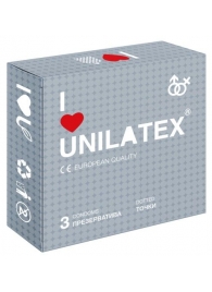 Презервативы с точками Unilatex Dotted - 3 шт. - Unilatex - купить с доставкой в Невинномысске