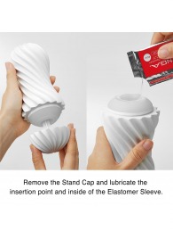 Мастурбатор FLEX Silky White с мягким рельефом - Tenga - в Невинномысске купить с доставкой