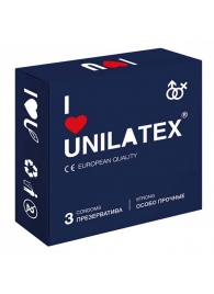 Ультрапрочные презервативы Unilatex Extra Strong - 3 шт. - Unilatex - купить с доставкой в Невинномысске